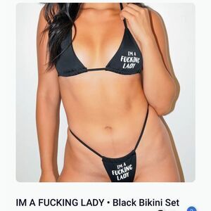 Assholes Live Forever bikini set OS (4920) NEW